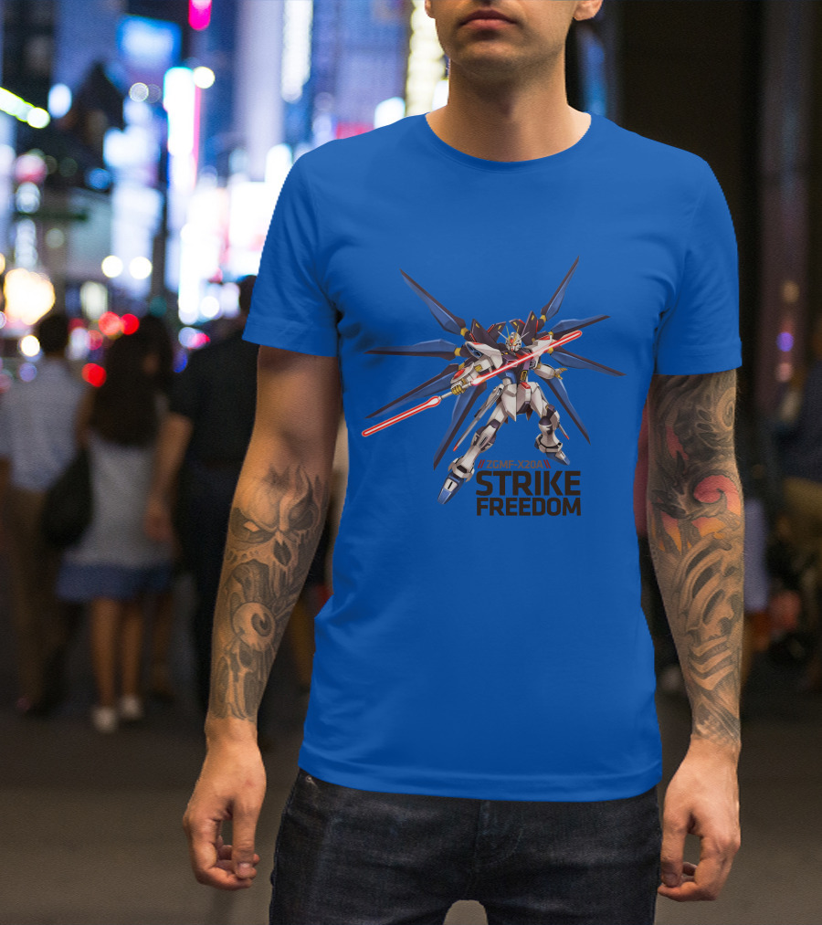 ZGMF-X20A Strike Freedom Gundam Mobile Suit T-Shirt