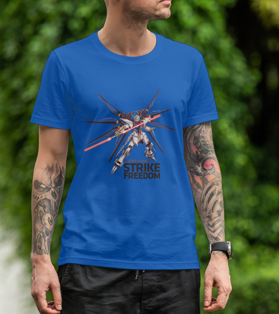 ZGMF-X20A Strike Freedom Gundam Mobile Suit T-Shirt