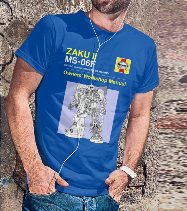 ZAKU II MS-06F 0079 U.C. Onwards Owners' Workshop Manual T-Shirt