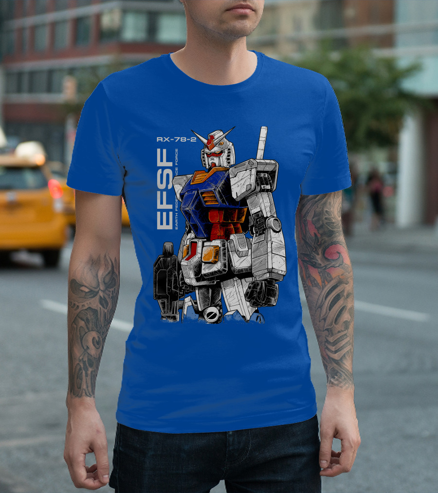 EFSF RX-78-2 Earth Federation Space Force Gundam T-Shirt