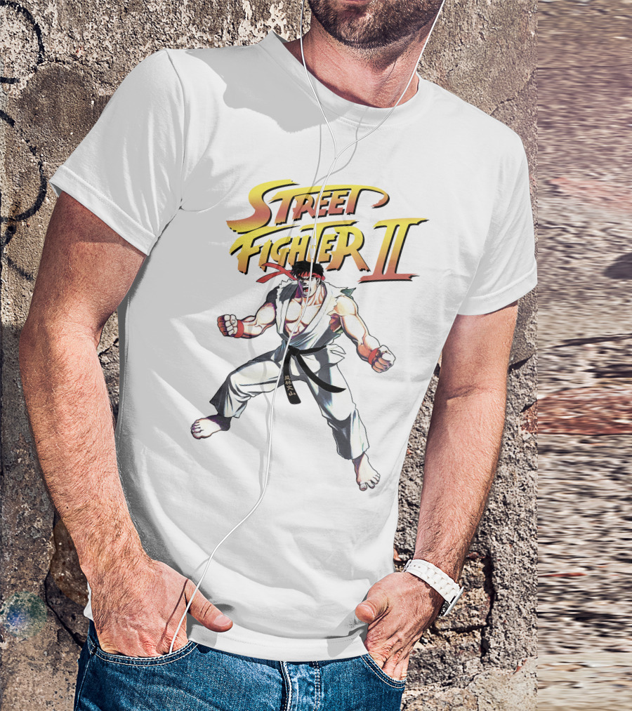 STREET FIGHTER II Ryu Iconic Fighting Stance T-Shirt