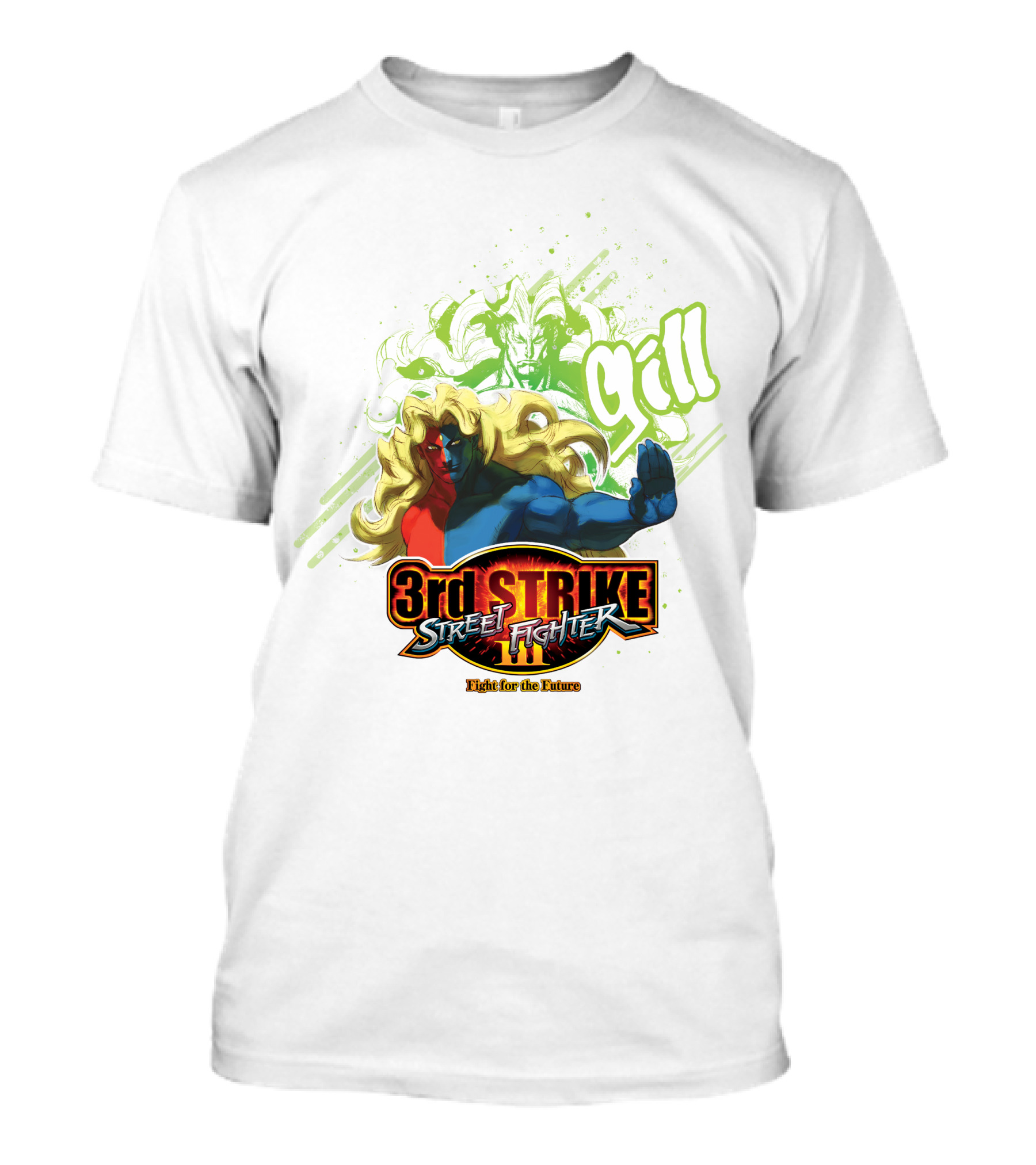 3rd Strike Street Fighter Fight For The Future Gill T-Shirt