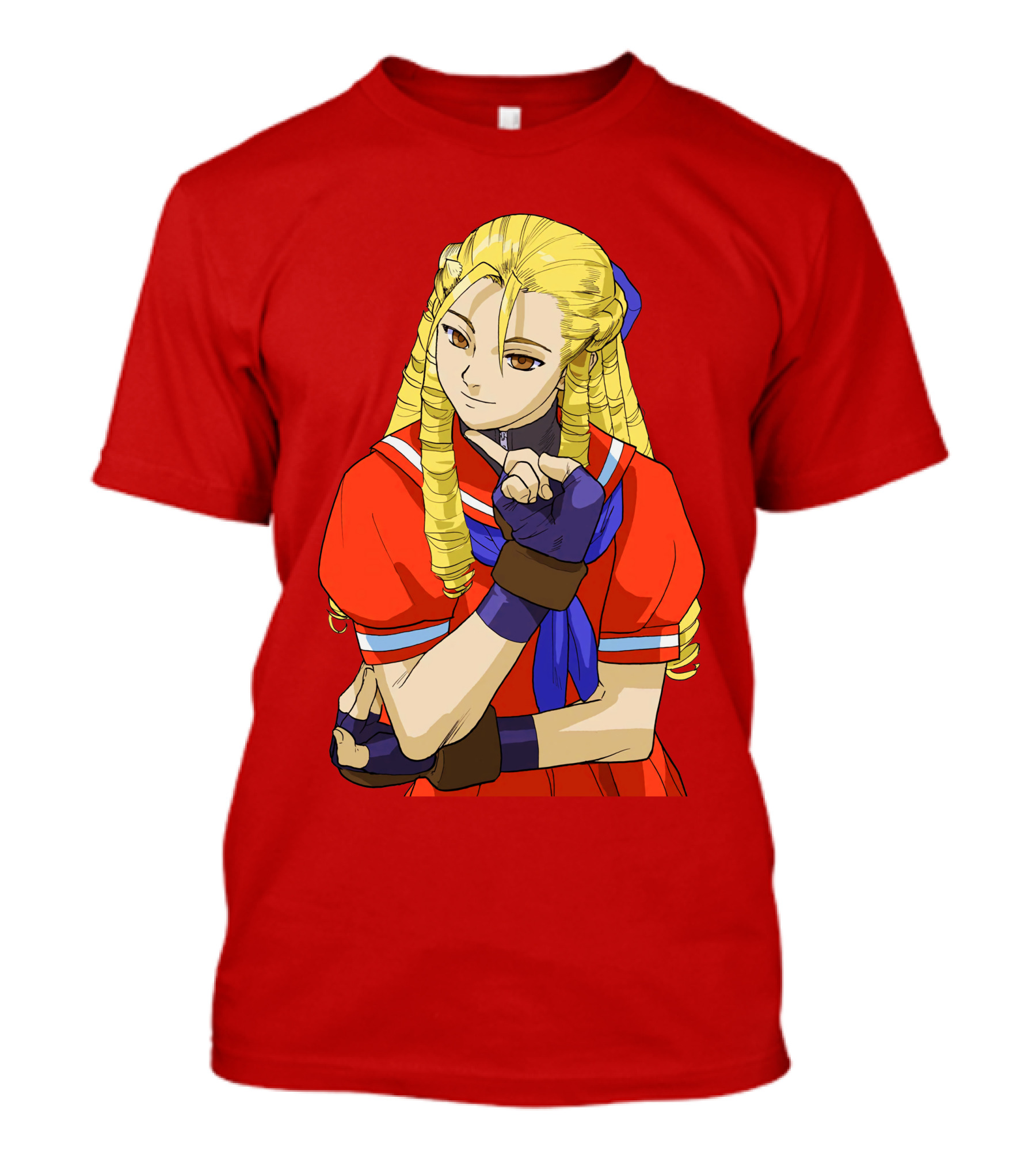 Street Fighter Alpha Cammy Red Outfit Character T-Shirt