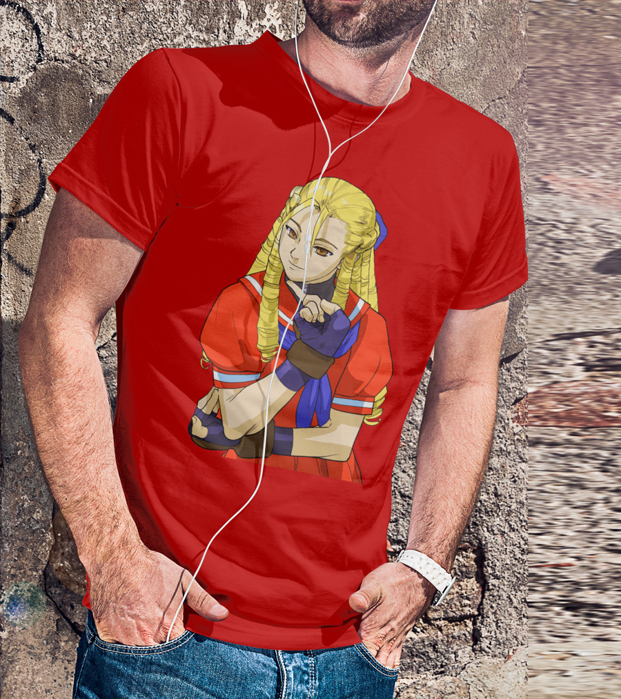 Street Fighter Alpha Cammy Red Outfit Character T-Shirt