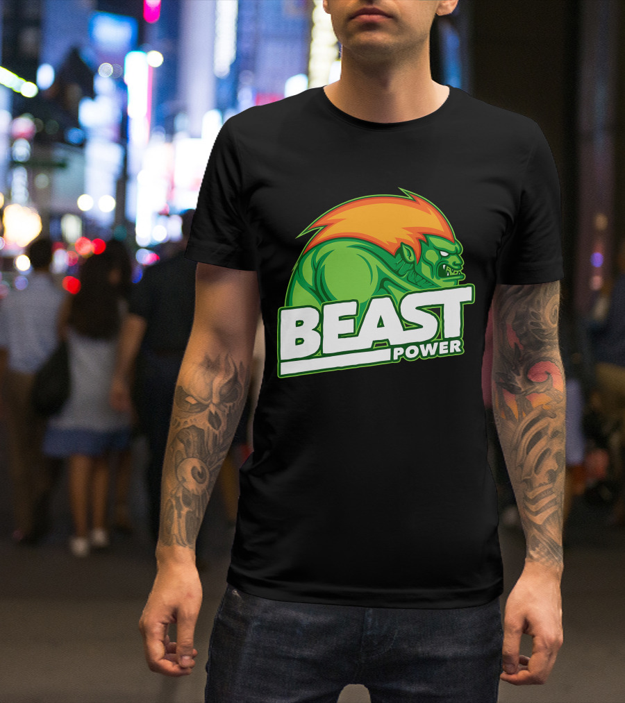 Beast Power Street Fighter 1 T-Shirt