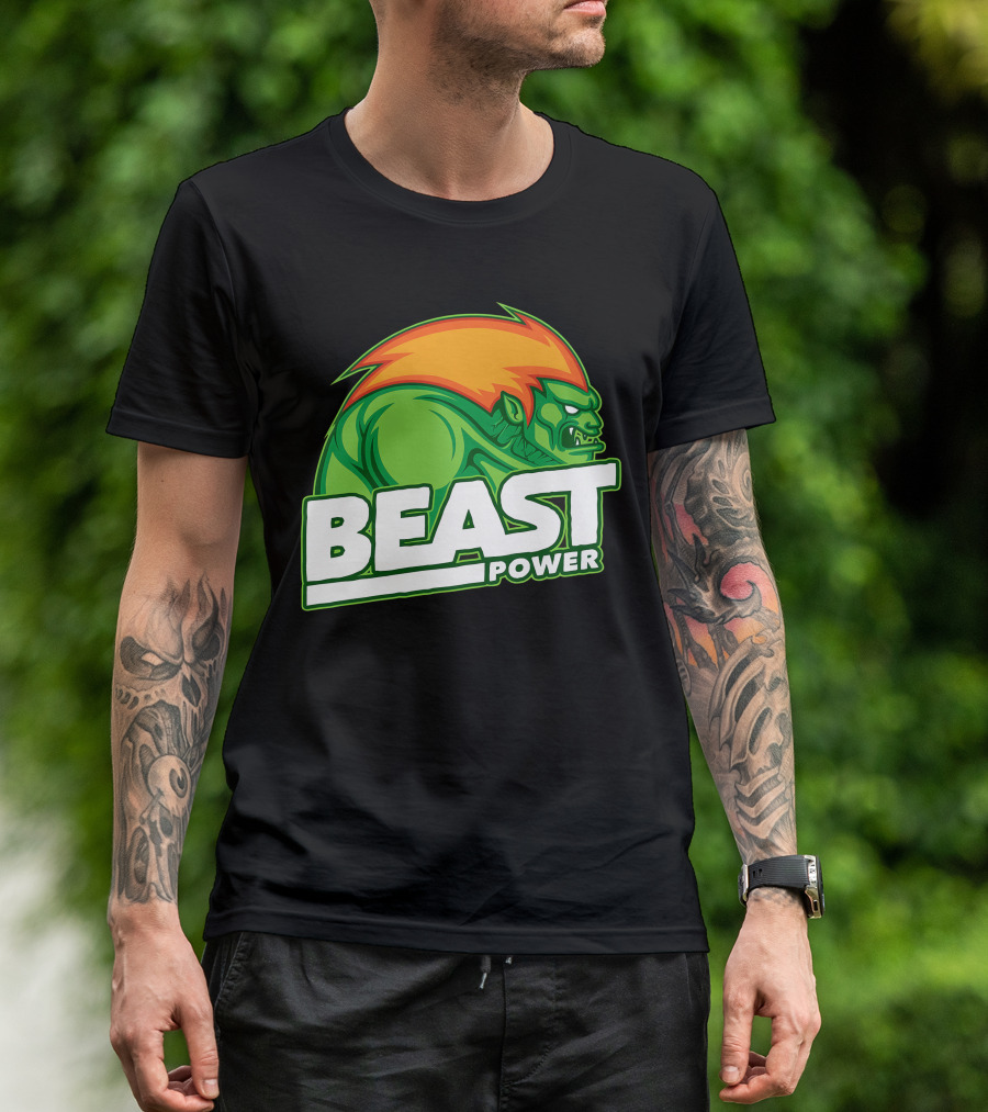 Beast Power Street Fighter 1 T-Shirt