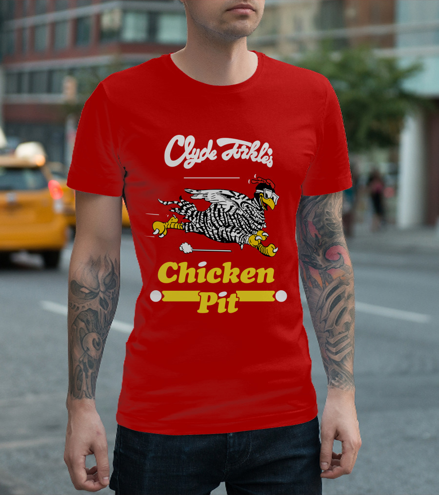 Clyde Torkle's Chicken Pit Racing Chicken T-Shirt
