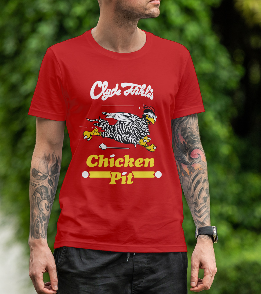 Clyde Torkle's Chicken Pit Racing Chicken T-Shirt