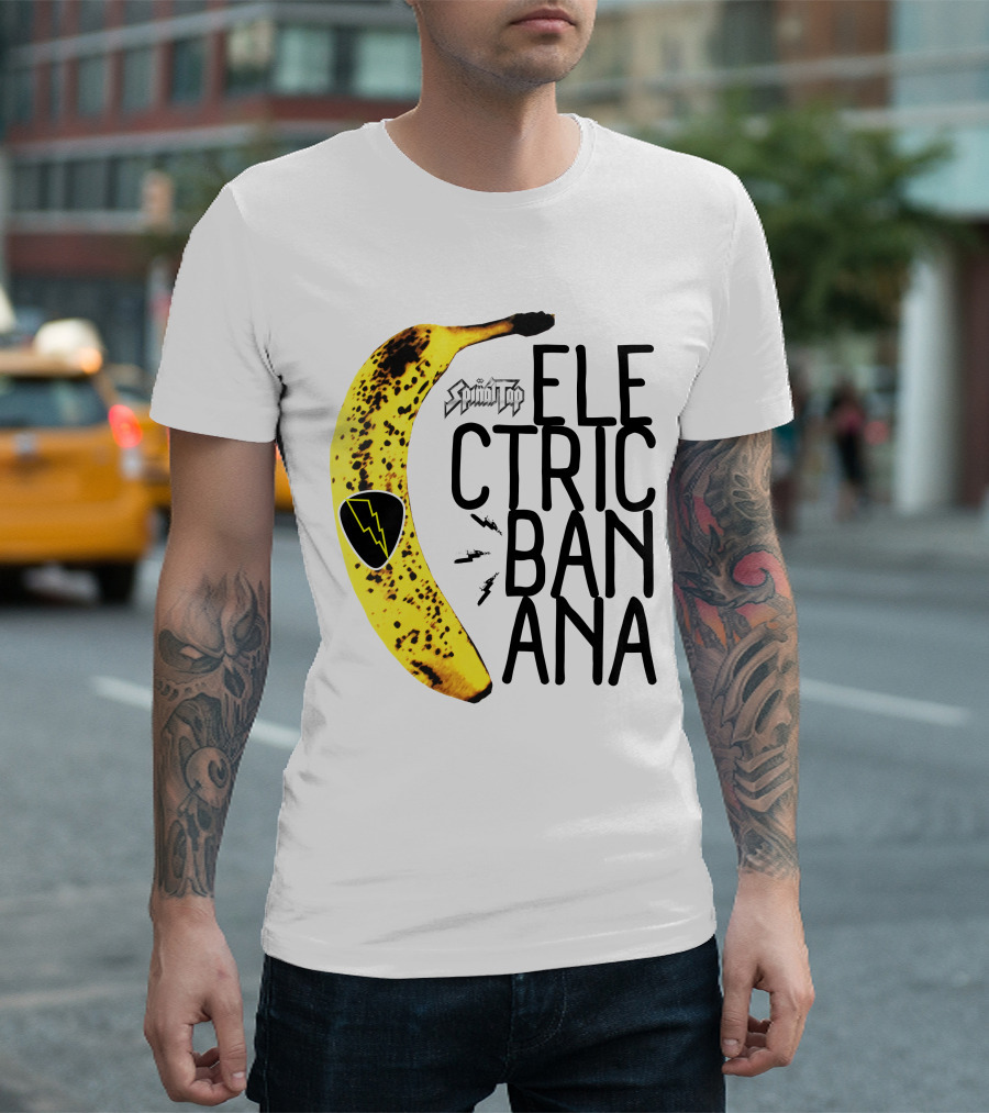 Spinal Tap Electric Banana with Lightning Bolt T-Shirt