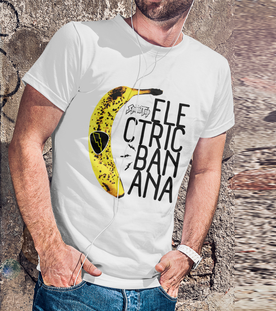Spinal Tap Electric Banana With Lightning Bolt T-Shirt