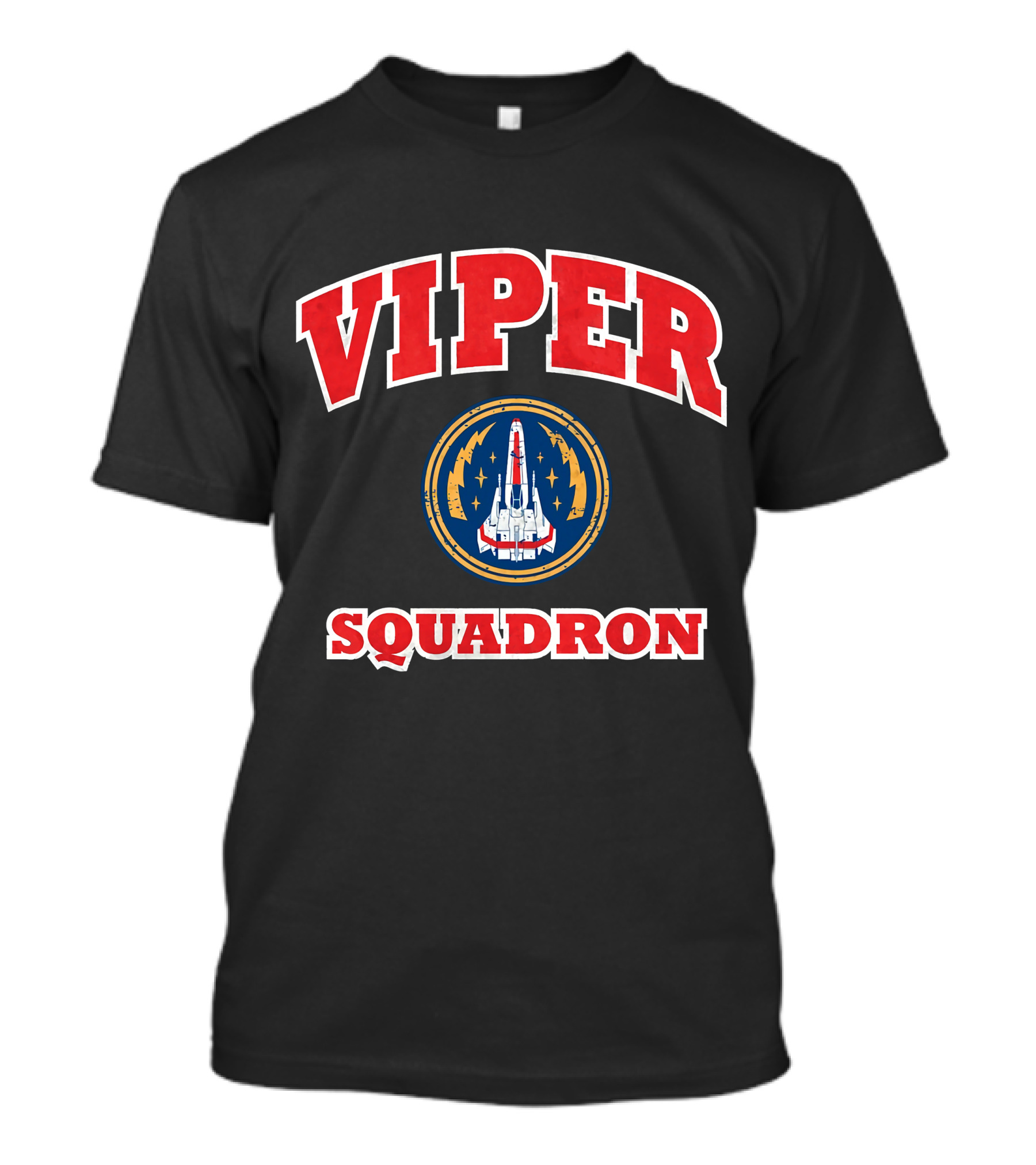 Battlestar Galactica Viper Squadron Vintage Emblem T-Shirt