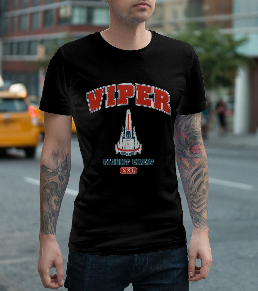 Viper Flight Crew XXL Battlestar Viper T-Shirt