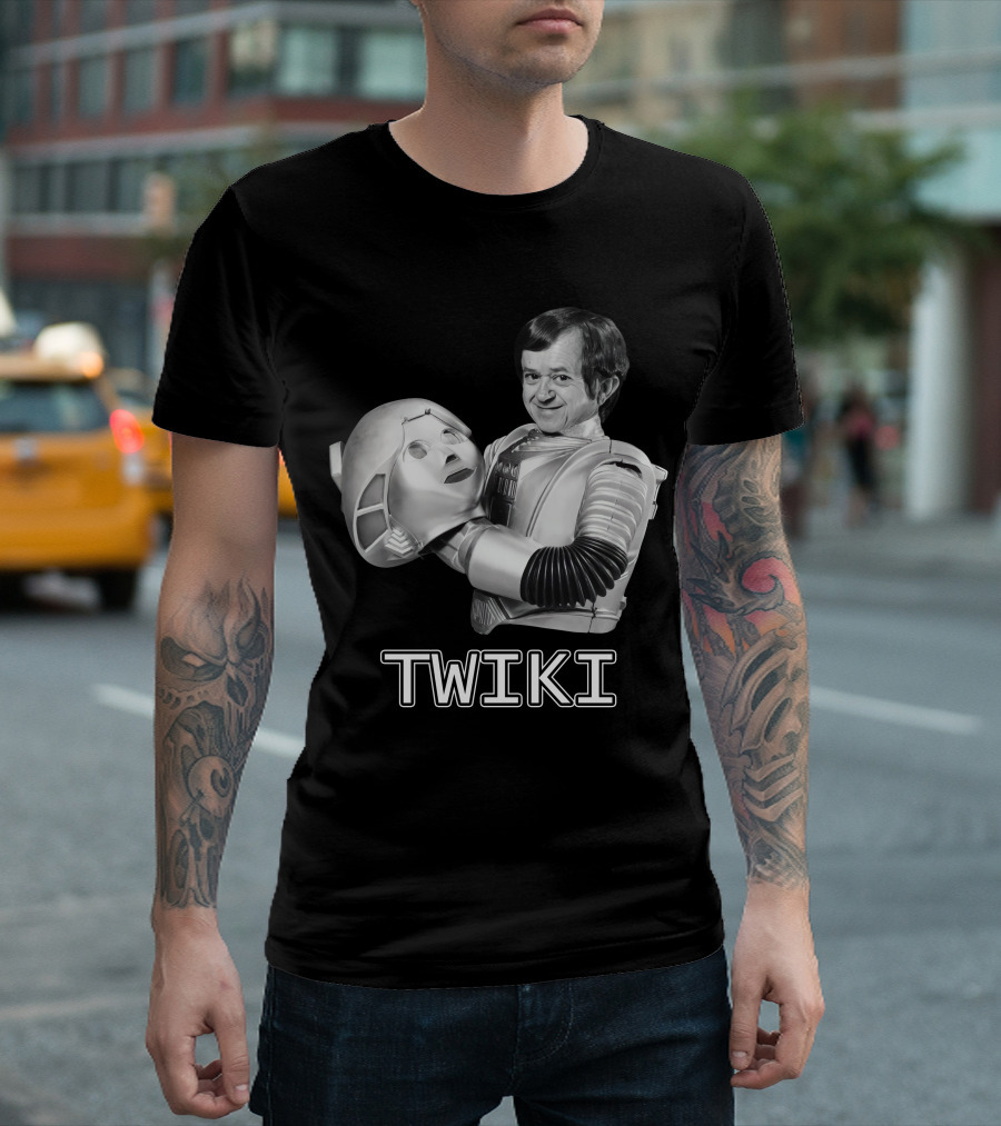 Buck Rogers Twiki Robot Head 1970s Sci-Fi Comedy T-Shirt