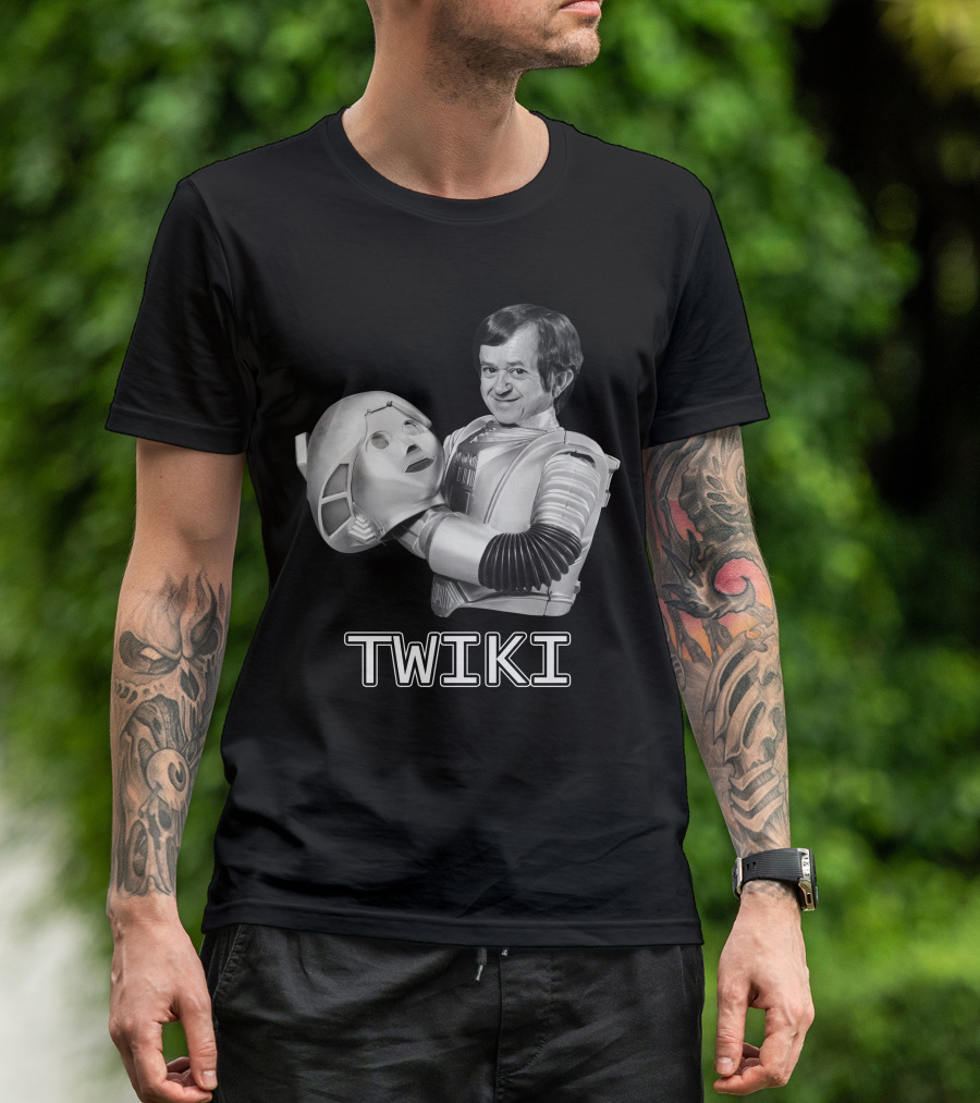 Buck Rogers Twiki Robot Head 1970s Sci-Fi Comedy T-Shirt