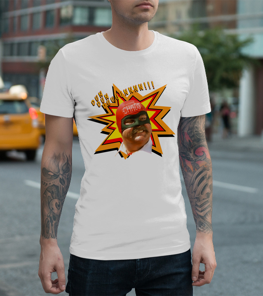 Dun Dun Duuunnnnn Captain Chaos The Cannonball Run T-Shirt