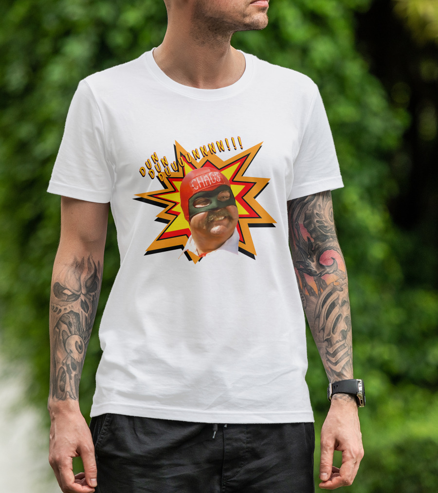 Dun Dun Duuunnnnn Captain Chaos The Cannonball Run T-Shirt