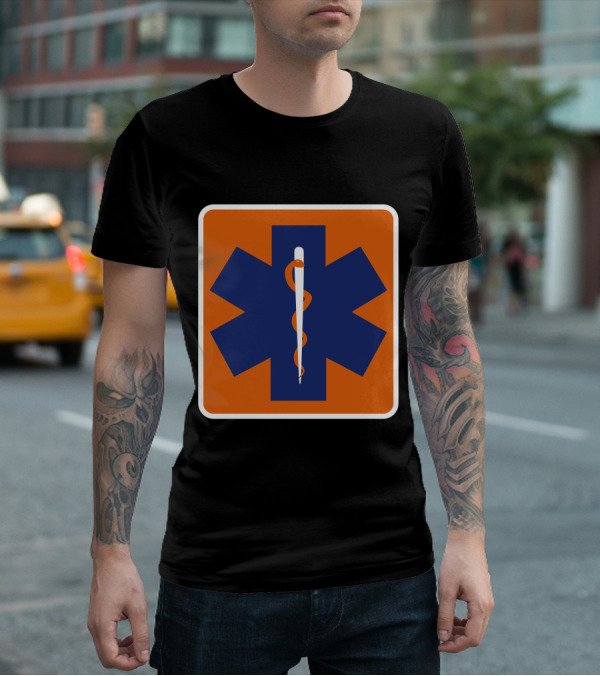 Star Of Life Medical Symbol The Cannon Ball Run T-Shirt