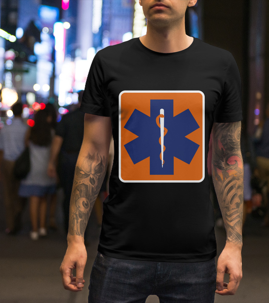 Star Of Life Medical Symbol The Cannon Ball Run T-Shirt