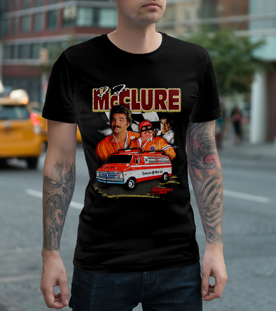 Cannonball Run Captain Chaos Transcon Med-Vac McClure Racing Van T-Shirt