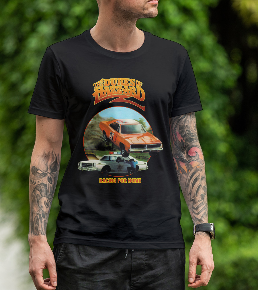 The Dukes Of Hazzard 01 General Lee Raging For Home T-Shirt