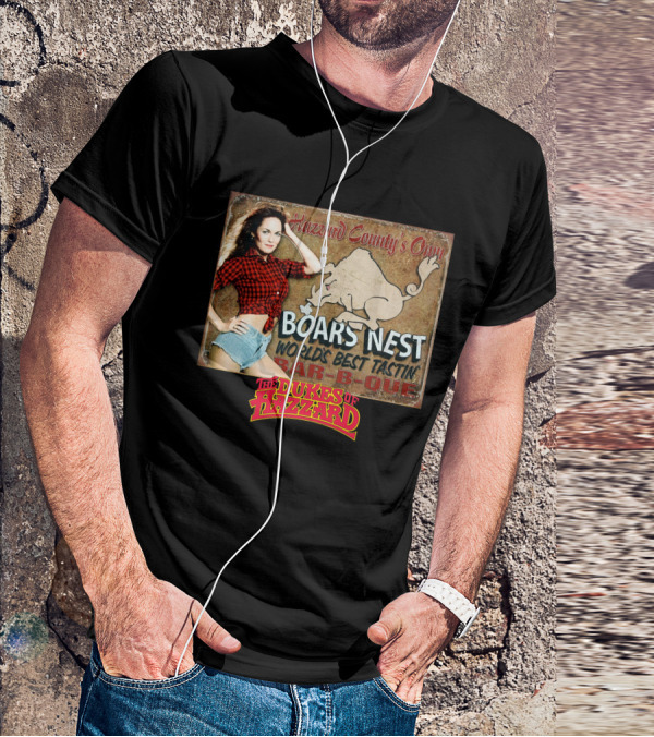 The Dukes Of Hazzard Boars Nest Hazzard County's Own World's Best Tastin' Bar-B-Que T-Shirt