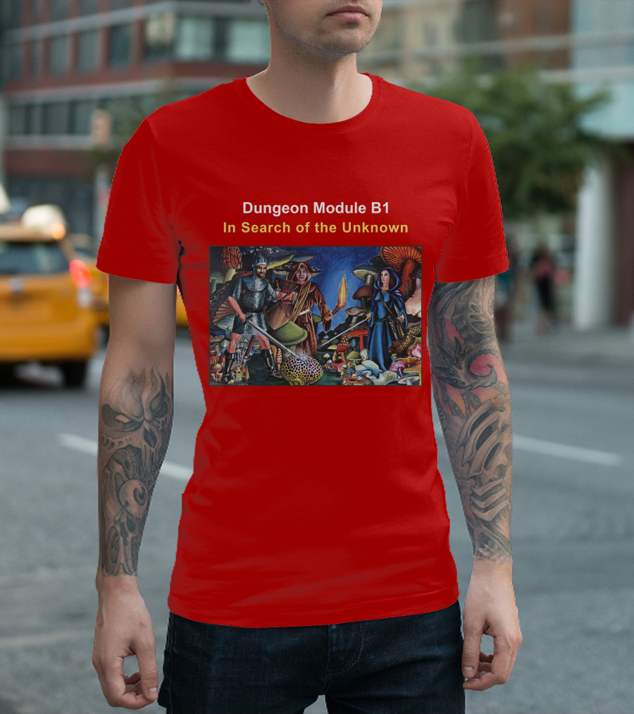Dungeon Module B1 In Search Of The Unknown DND ISU T-Shirt