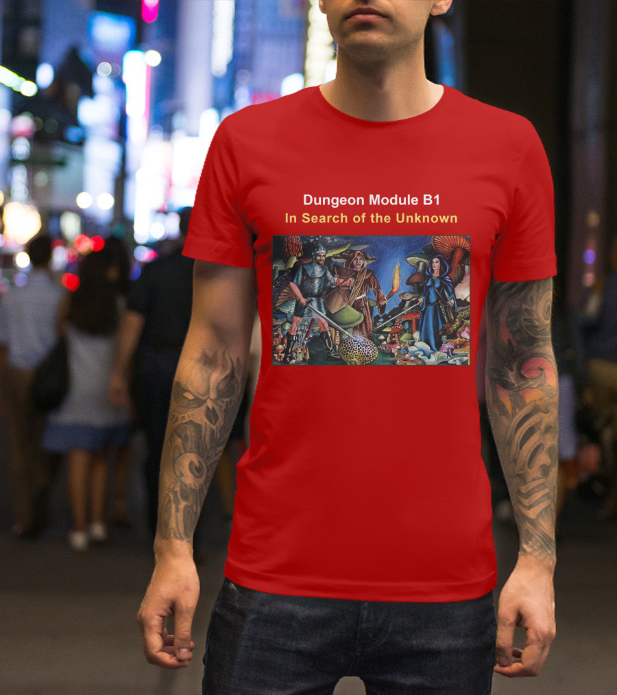 Dungeon Module B1 In Search Of The Unknown DND ISU T-Shirt