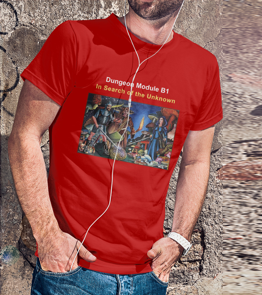 Dungeon Module B1 In Search Of The Unknown DND ISU T-Shirt