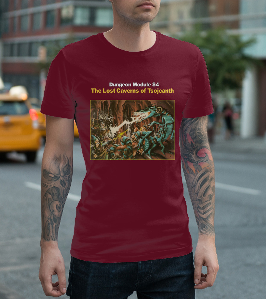 Dungeon Module S4 The Lost Caverns Of Tsojcanth T-Shirt