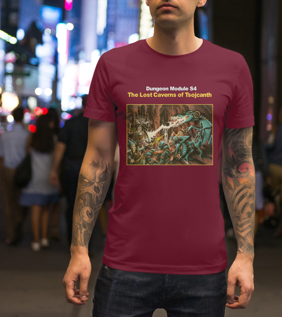 Dungeon Module S4 The Lost Caverns Of Tsojcanth T-Shirt