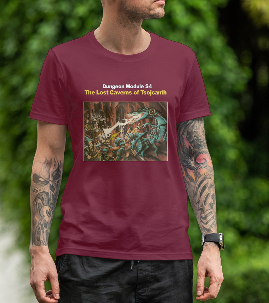 Dungeon Module S4 The Lost Caverns Of Tsojcanth T-Shirt