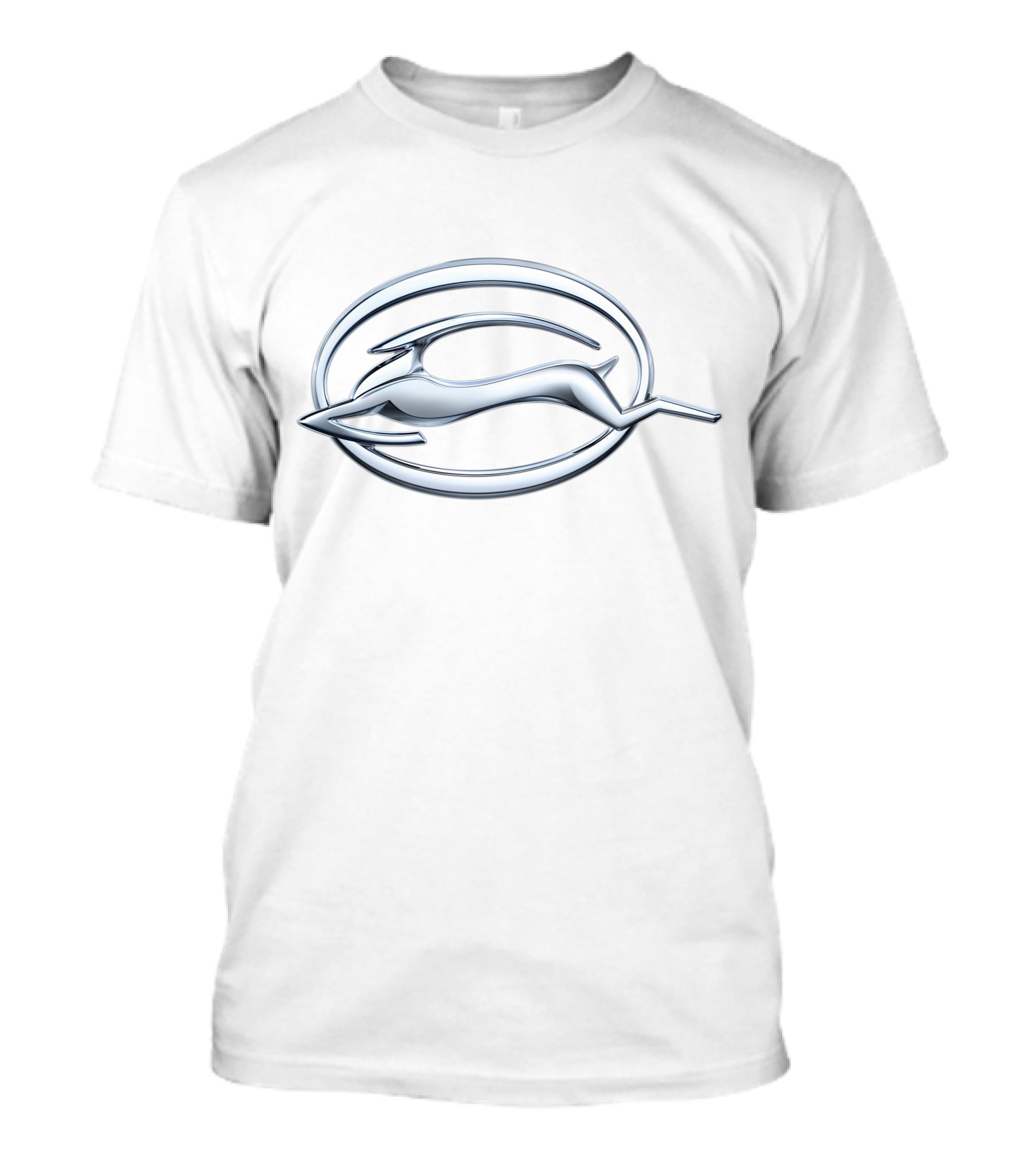 Chevrolet Impala Emblem And Oval Outline T-Shirt