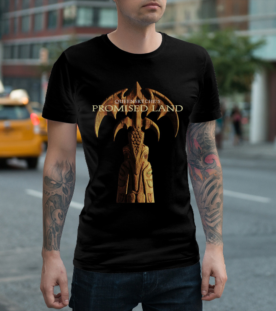 Queensrÿche Promised Land Tribal Totem Emblem T-Shirt