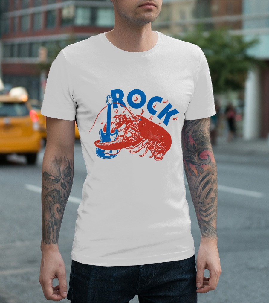 The B-52's Rock Lobster Guitar Music Fun T-Shirt