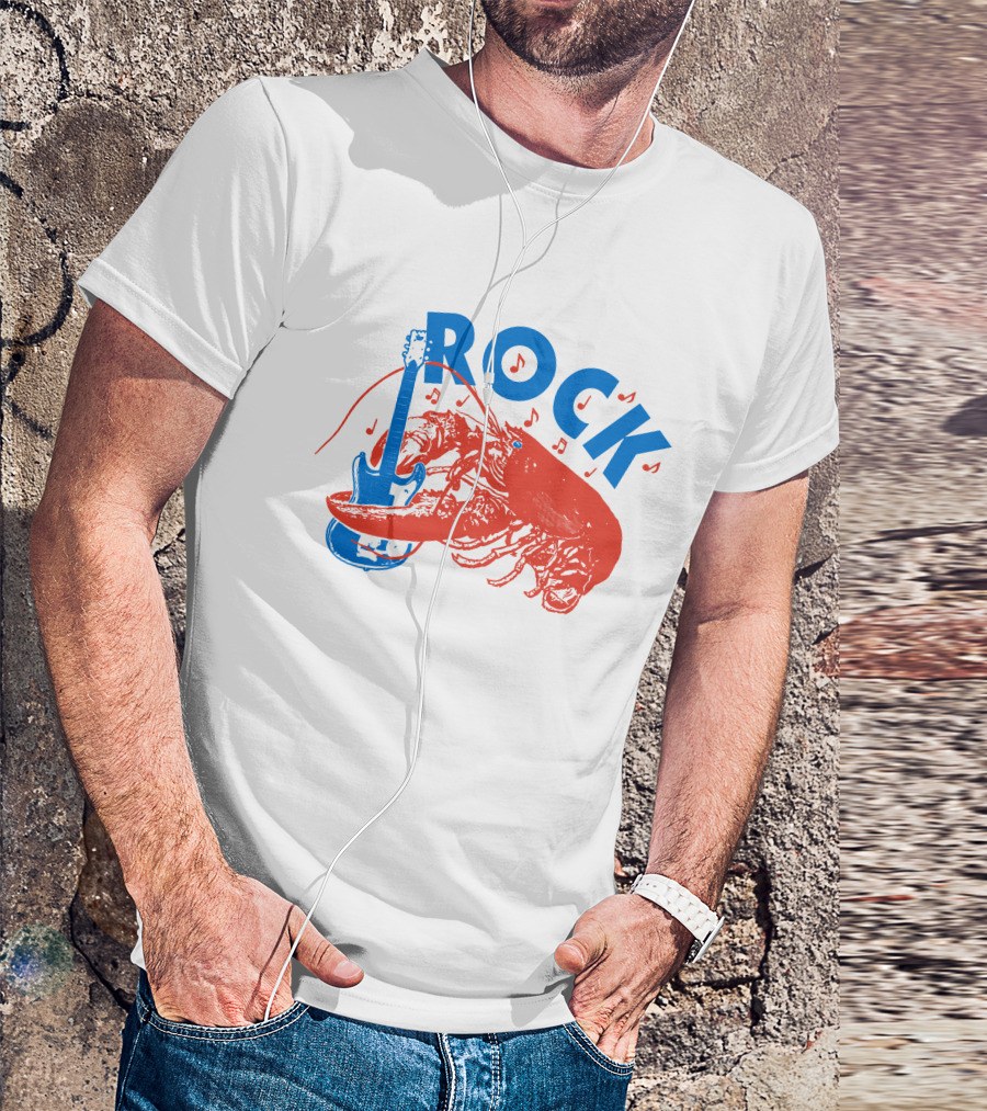 The B-52's Rock Lobster Guitar Music Fun T-Shirt
