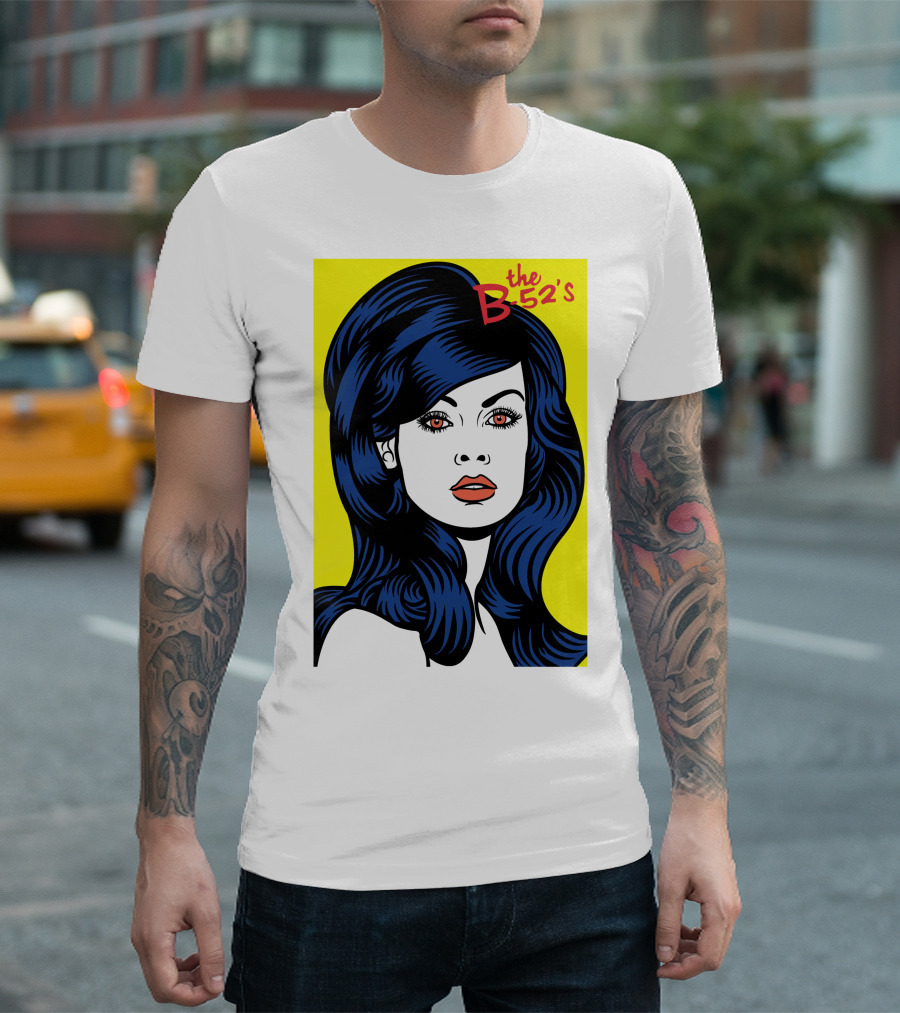 The B-52's Bold Pop Art Woman T-Shirt