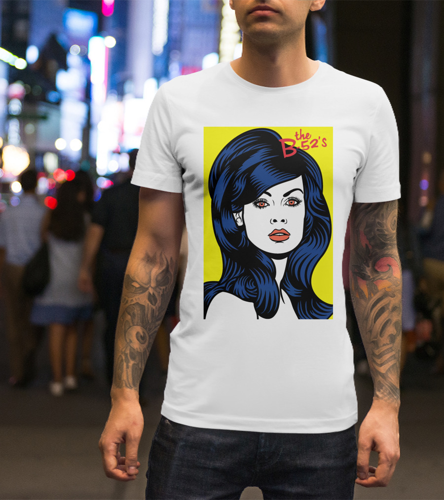 The B-52's Bold Pop Art Woman T-Shirt