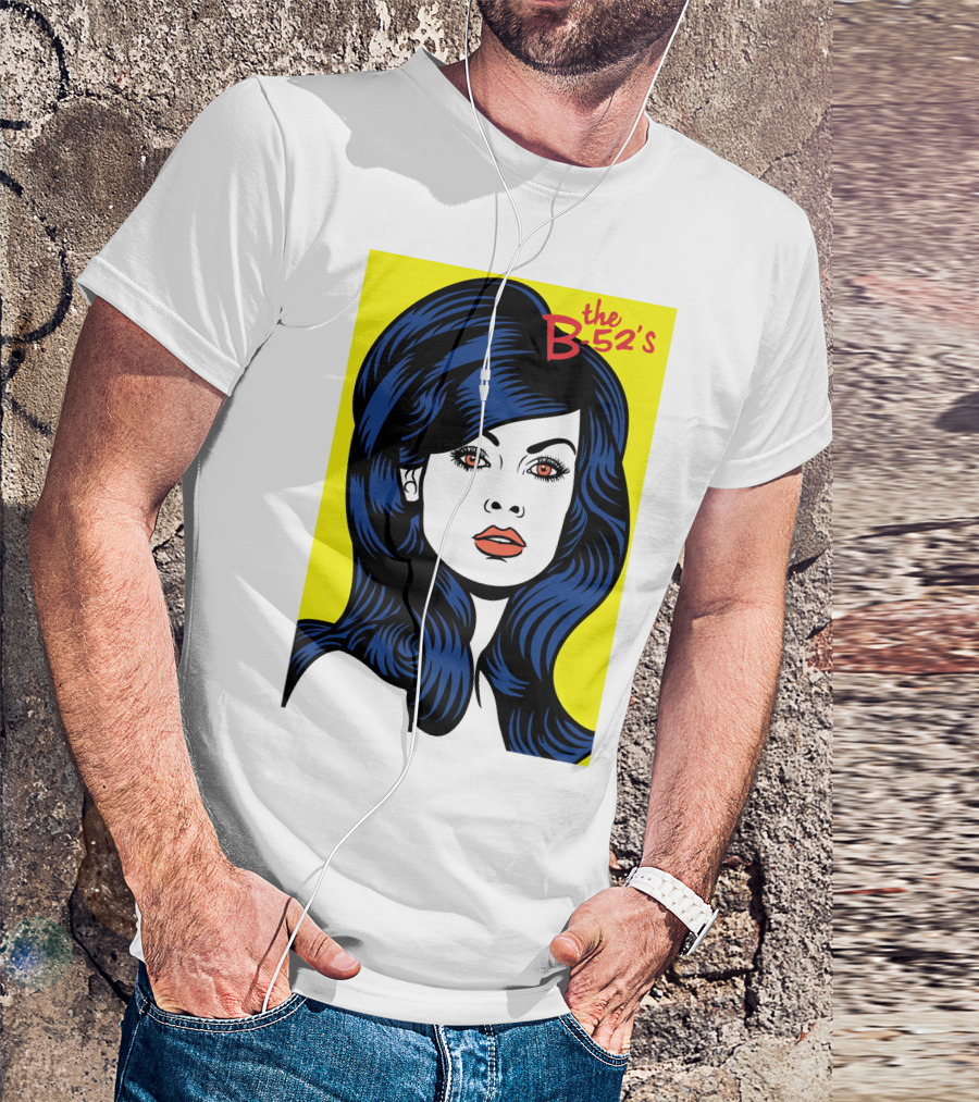 The B-52's Bold Pop Art Woman T-Shirt