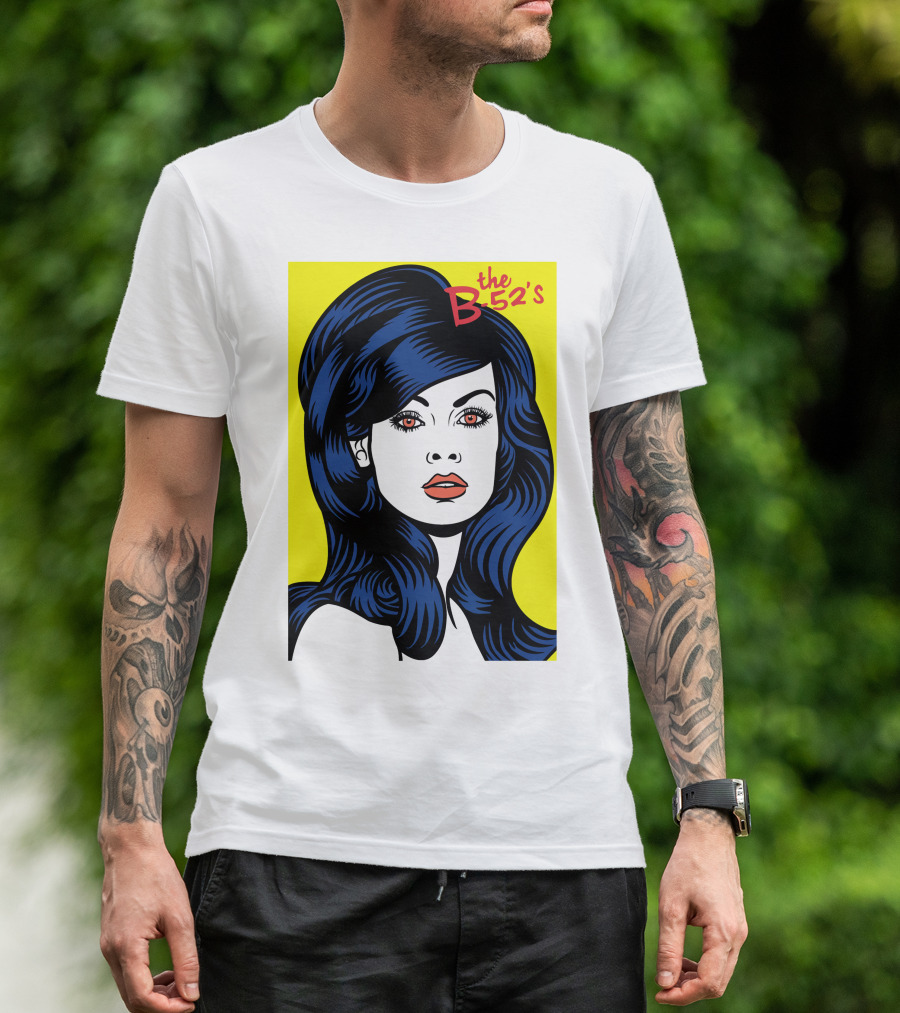 The B-52's Bold Pop Art Woman T-Shirt