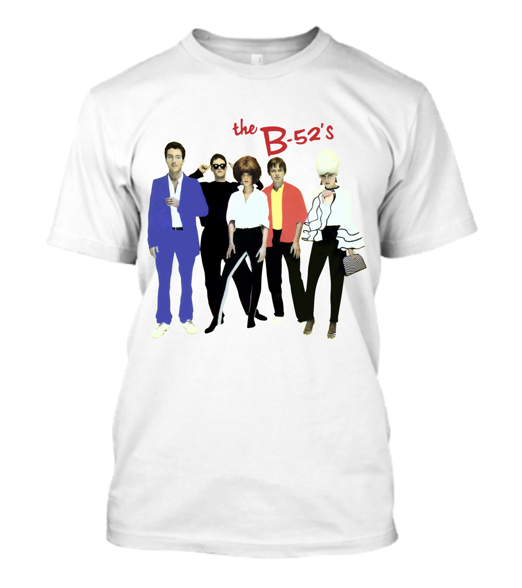 The B-52's Album Cover Band Members In Iconic Attire T-Shirt