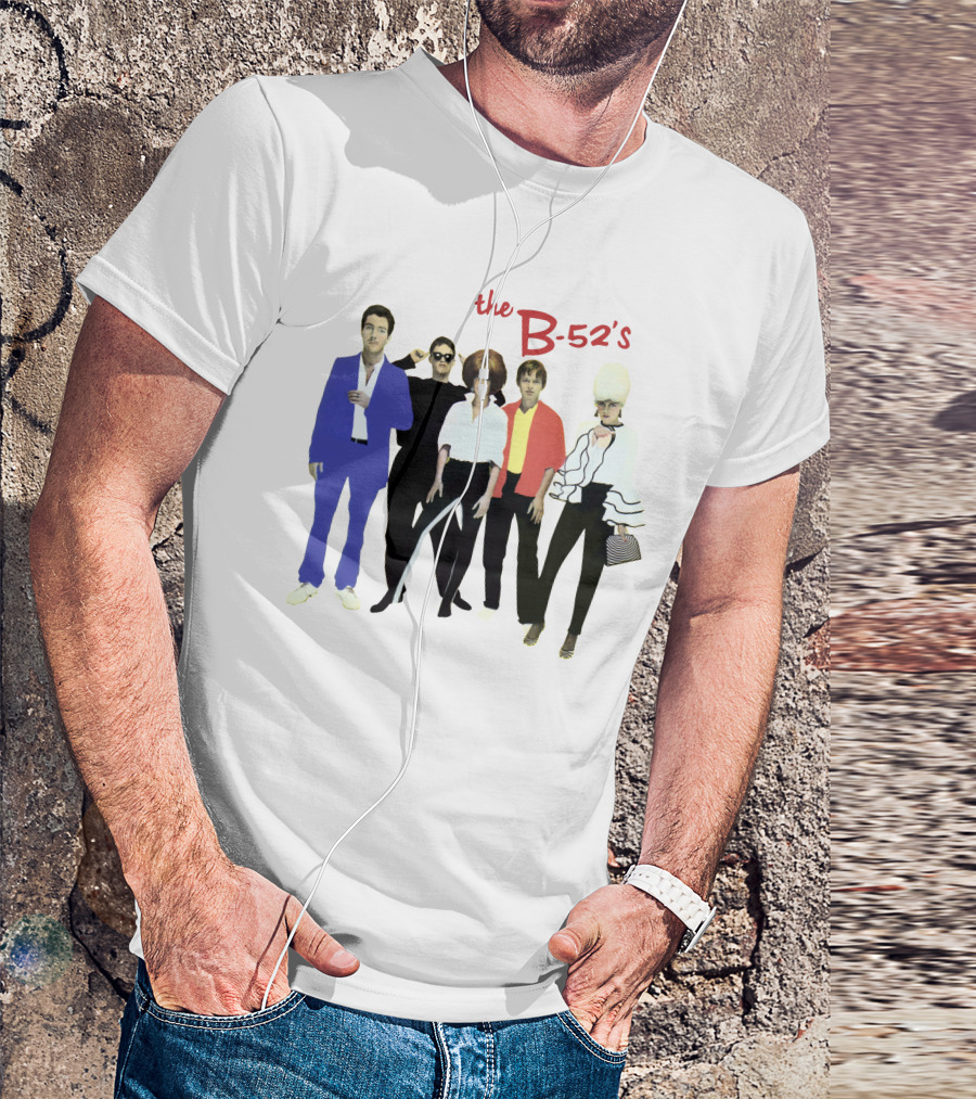 The B-52's Album Cover Band Members In Iconic Attire T-Shirt