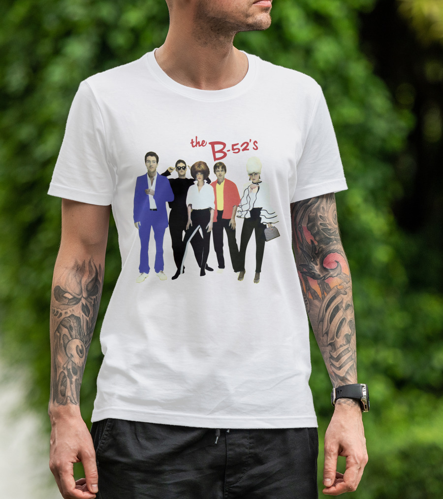 The B-52's Album Cover Band Members In Iconic Attire T-Shirt