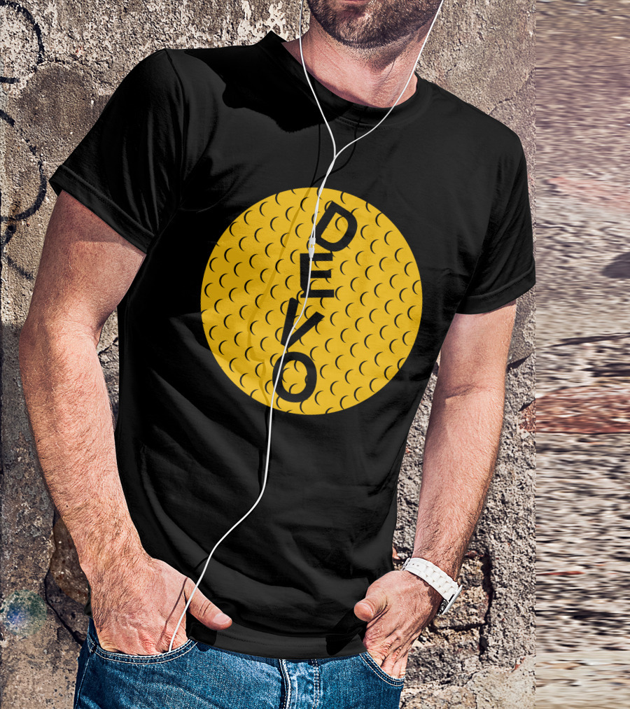 DEVO Yellow Golf Ball T-Shirt