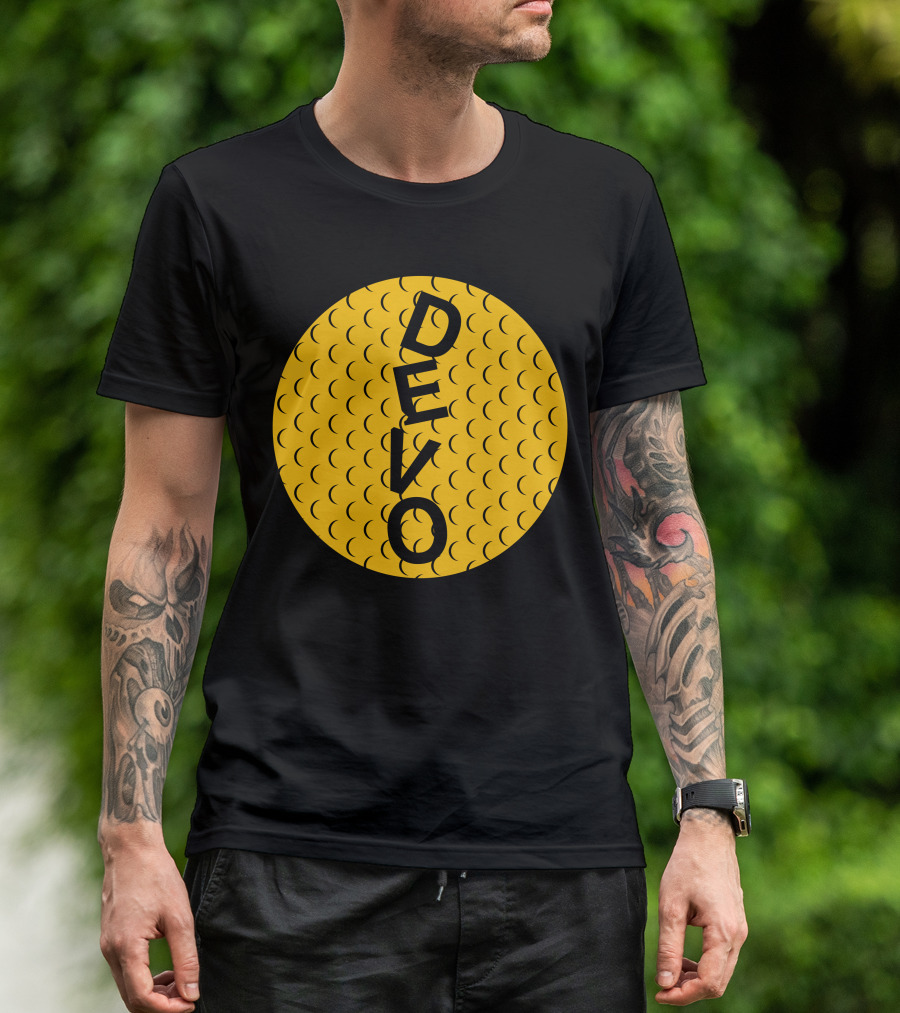 DEVO Yellow Golf Ball T-Shirt