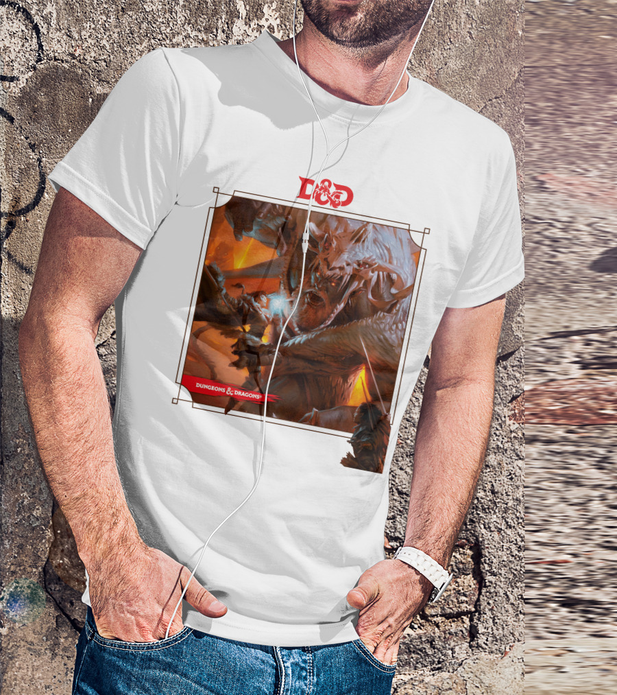 Dungeons And Dragons Epic Battle Scene DnD T-Shirt
