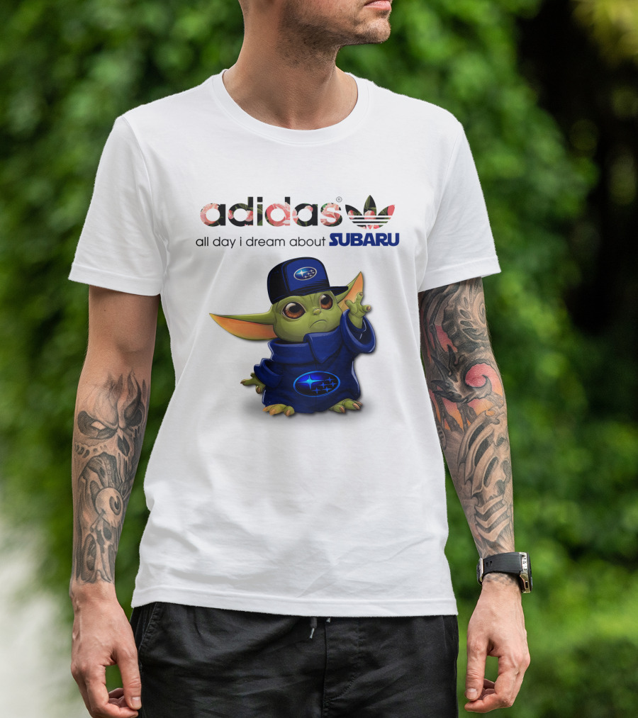 All Day I Dream About Subaru Yoda Character T-Shirt