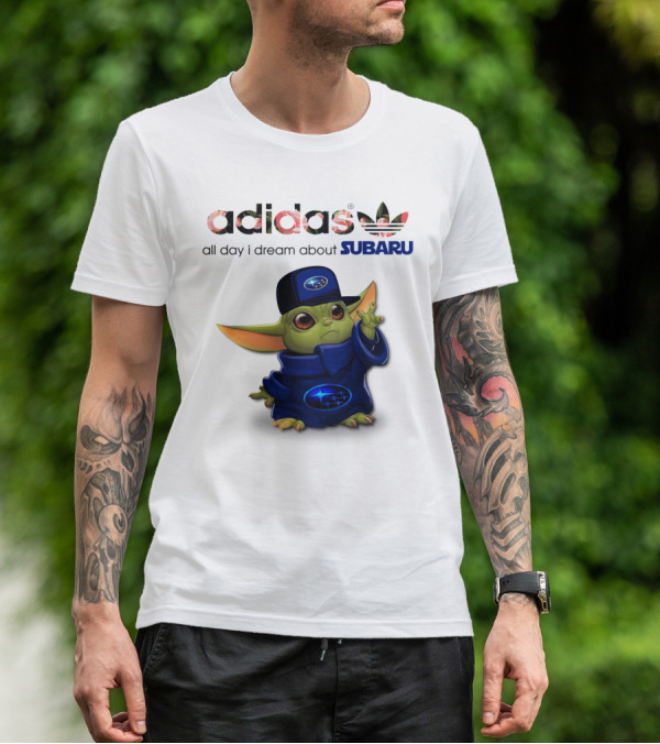All Day I Dream About Subaru Yoda Character T-Shirt