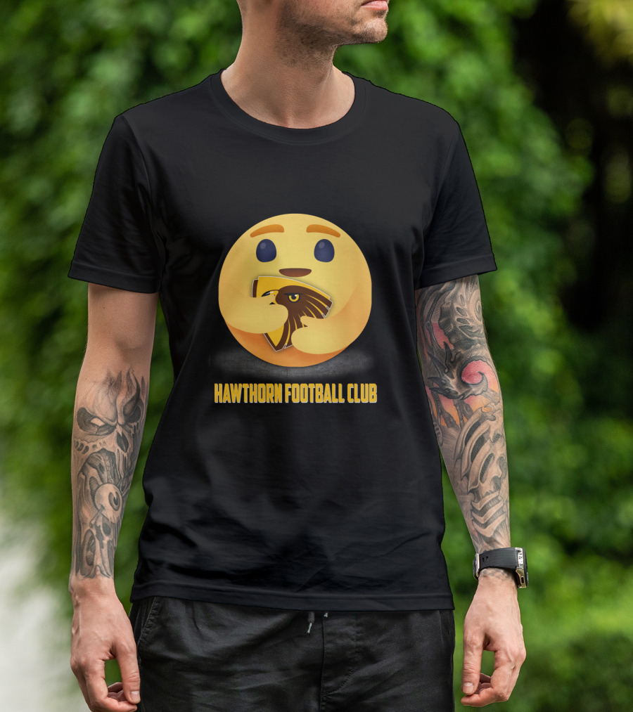 Hawthorn Football Club Emoji Embrace T-Shirt