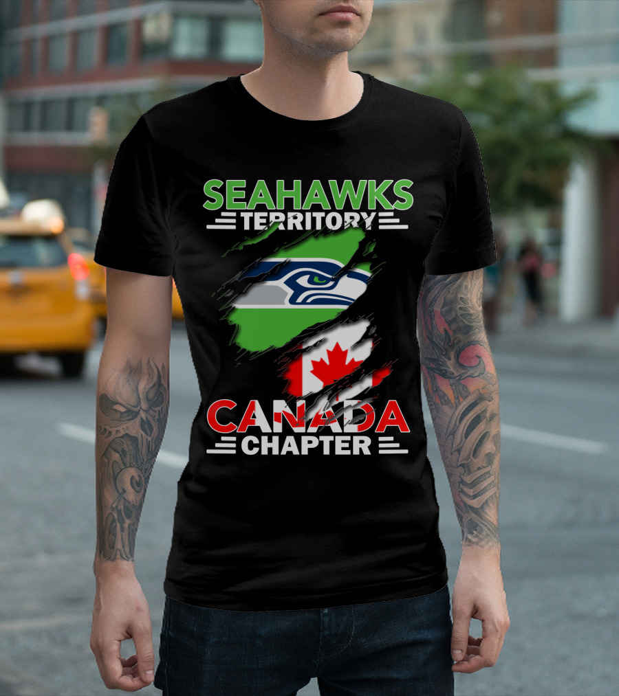 Seattle Seahawks Territory Canada Chapter Fan T-Shirt
