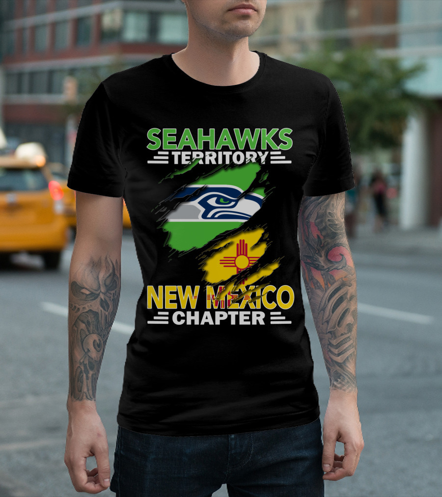 Seahawks Territory New Mexico Chapter Flag T-Shirt